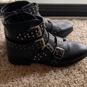 Studded Moto Booties